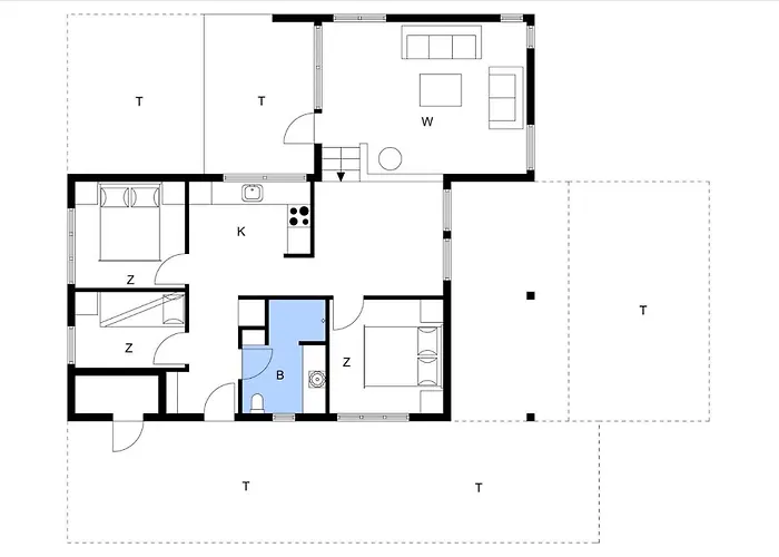 Сasa de vacaciones Bl1636-saltum-saltum-strandvej-140